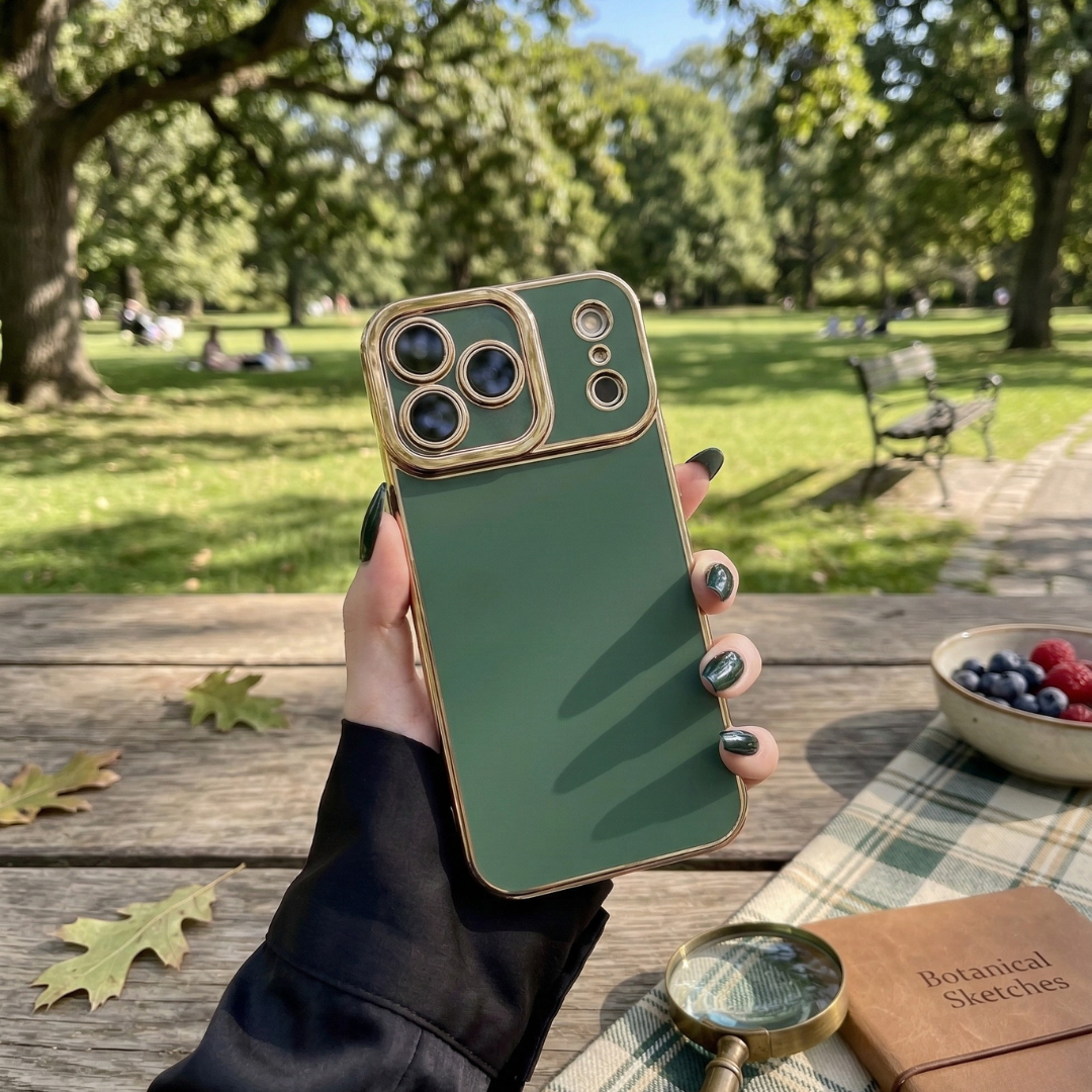 The Signature Collection - slim luxury iPhone case with gold accents by Royal Cases