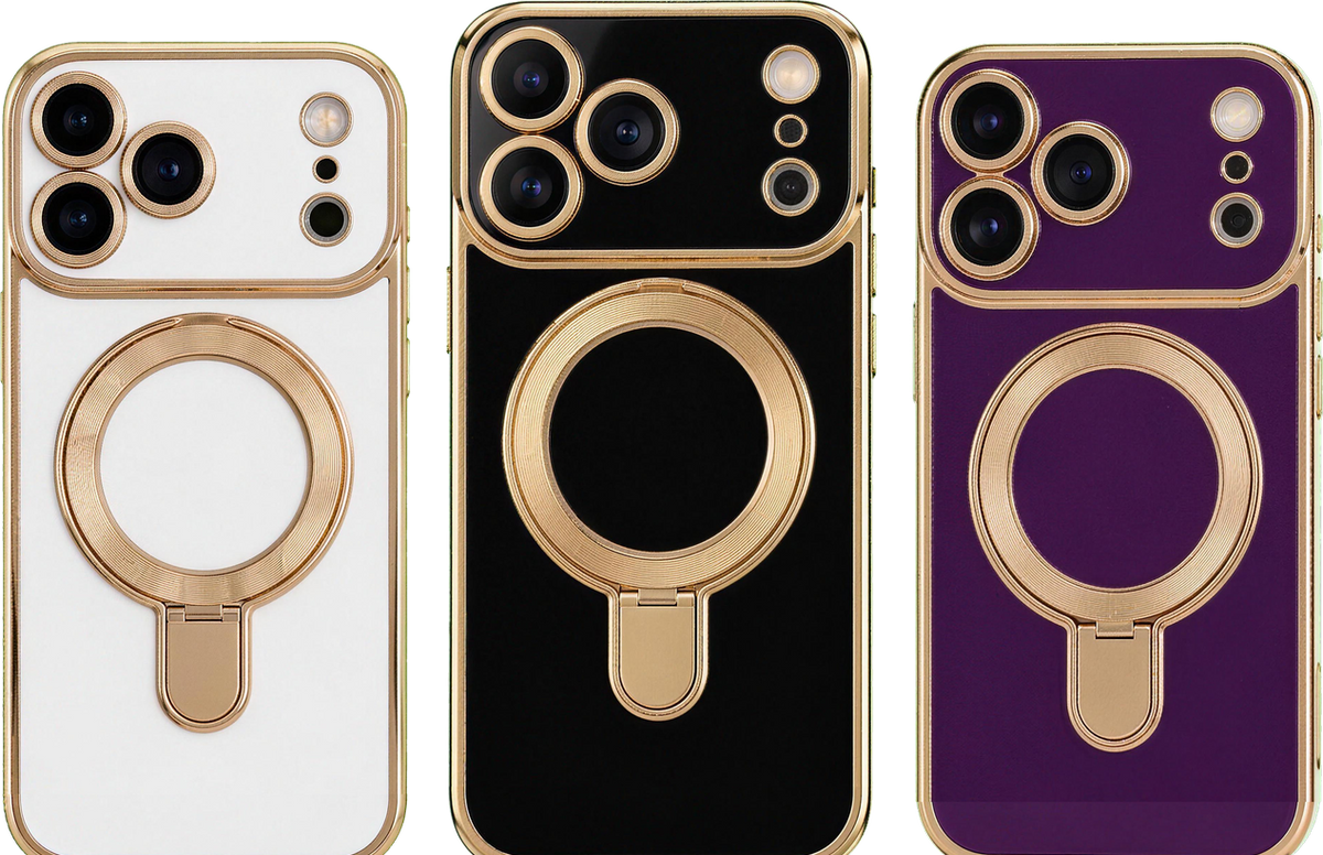 Infinity iPhone cases in white, black and purple