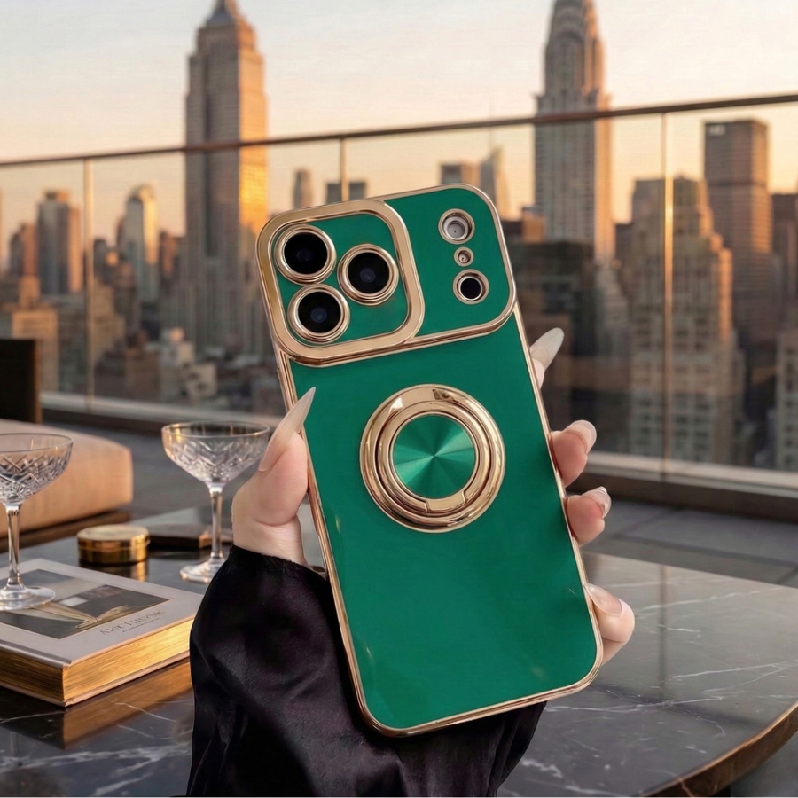 The Halo Collection - luxury iPhone case with built-in ring stand by Royal Cases