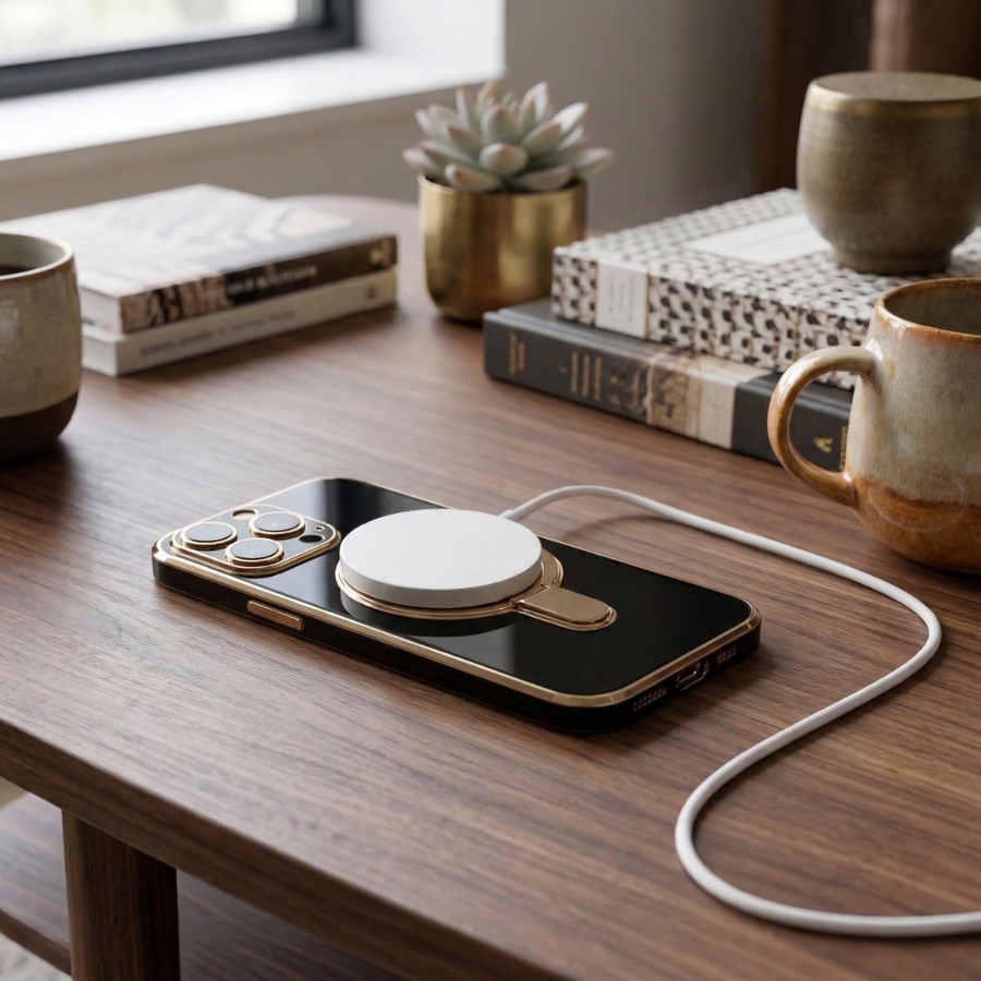 The Infinity Collection - luxury iPhone case with ring stand and MagSafe by Royal Cases