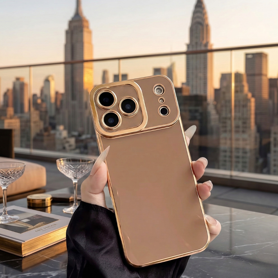 The Signature Collection - slim luxury iPhone case with gold accents by Royal Cases