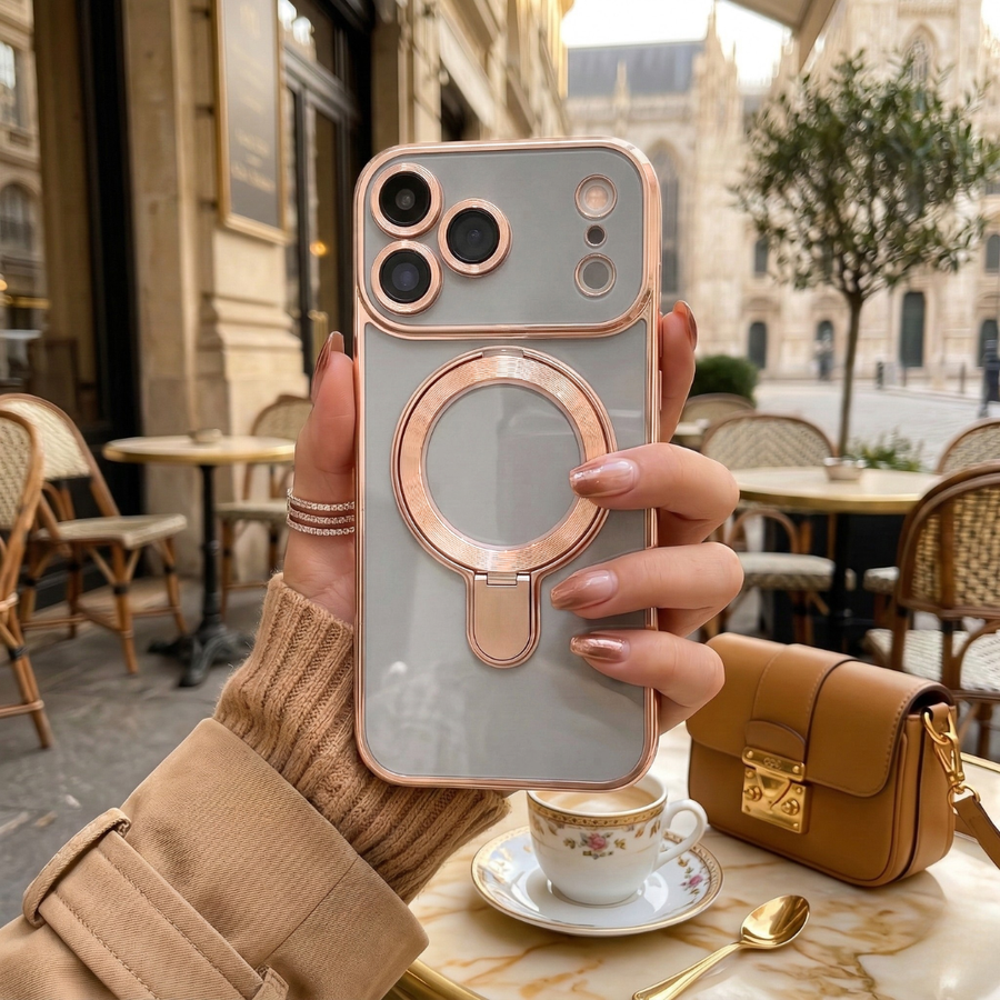 The Infinity Collection - luxury iPhone case with ring stand and MagSafe by Royal Cases