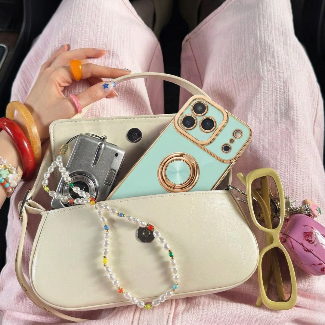 The Halo Collection - luxury iPhone case with built-in ring stand by Royal Cases