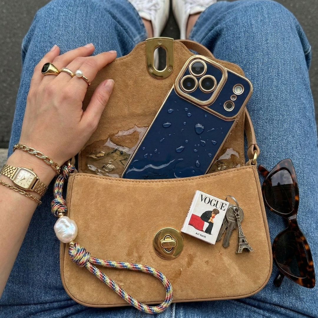 The Signature Collection - slim luxury iPhone case with gold accents by Royal Cases