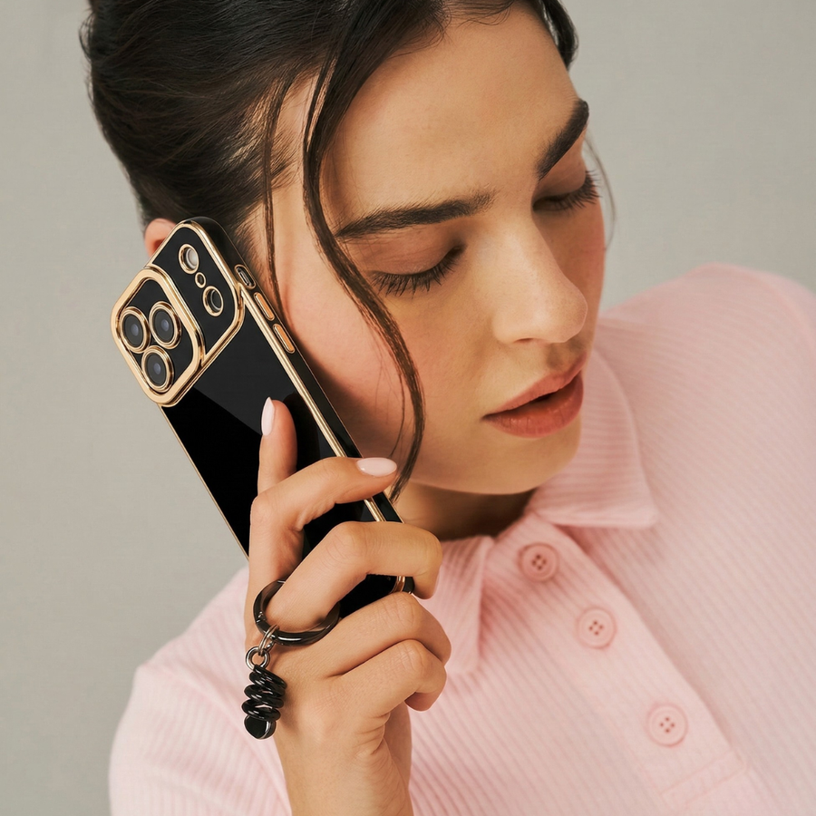 The Signature Collection - slim luxury iPhone case with gold accents by Royal Cases