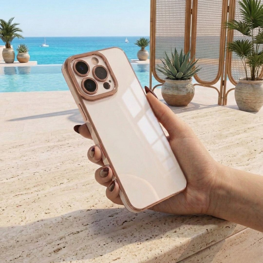 The Signature Collection - slim luxury iPhone case with gold accents by Royal Cases