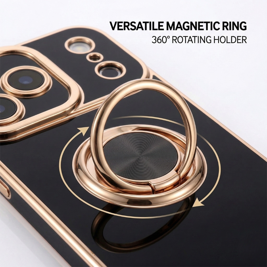 The Halo Collection - luxury iPhone case with built-in ring stand by Royal Cases