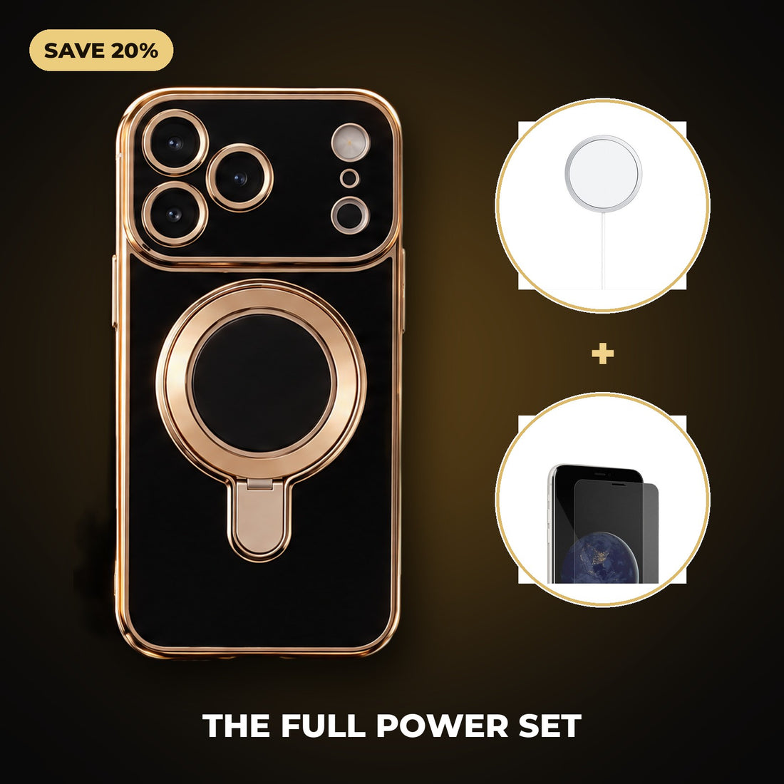The Full Power Set: Infinity case, MagSafe charger and screen protector