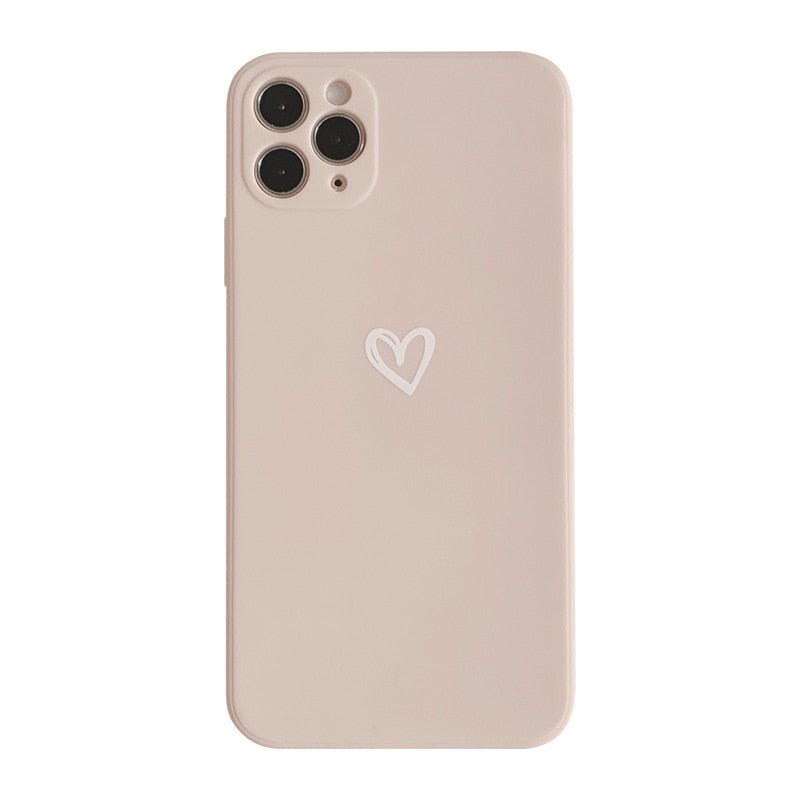 Beige Heart - iPhone Case - Royal Cases